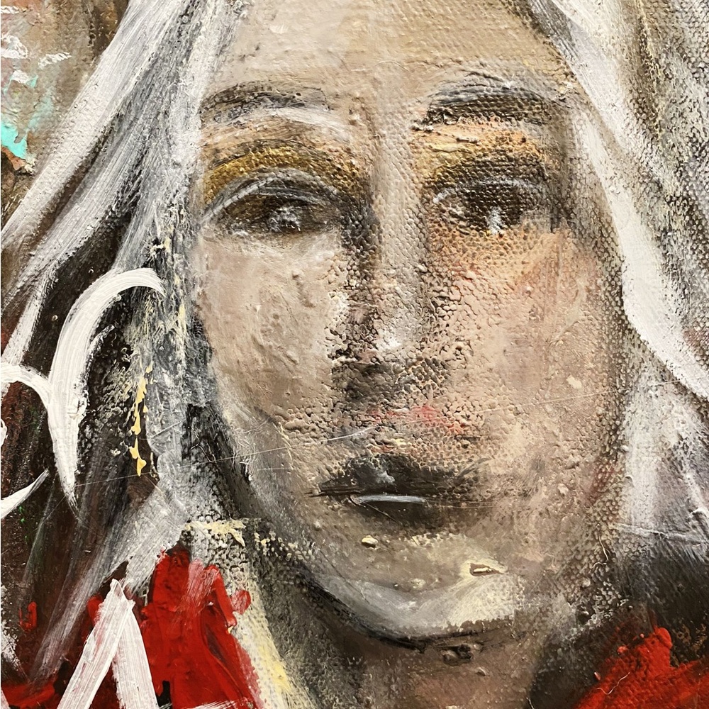 Esther is a small artwork dedicated to God, inspired by Esther 4:4-14.